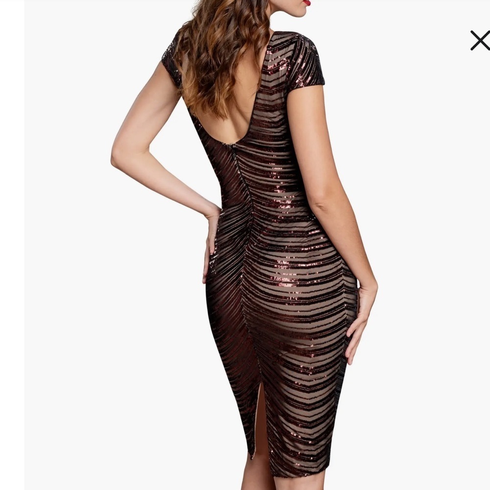 Dress, the population medium NWT Marcella shuffle bodycon dress - Picture 15 of 16